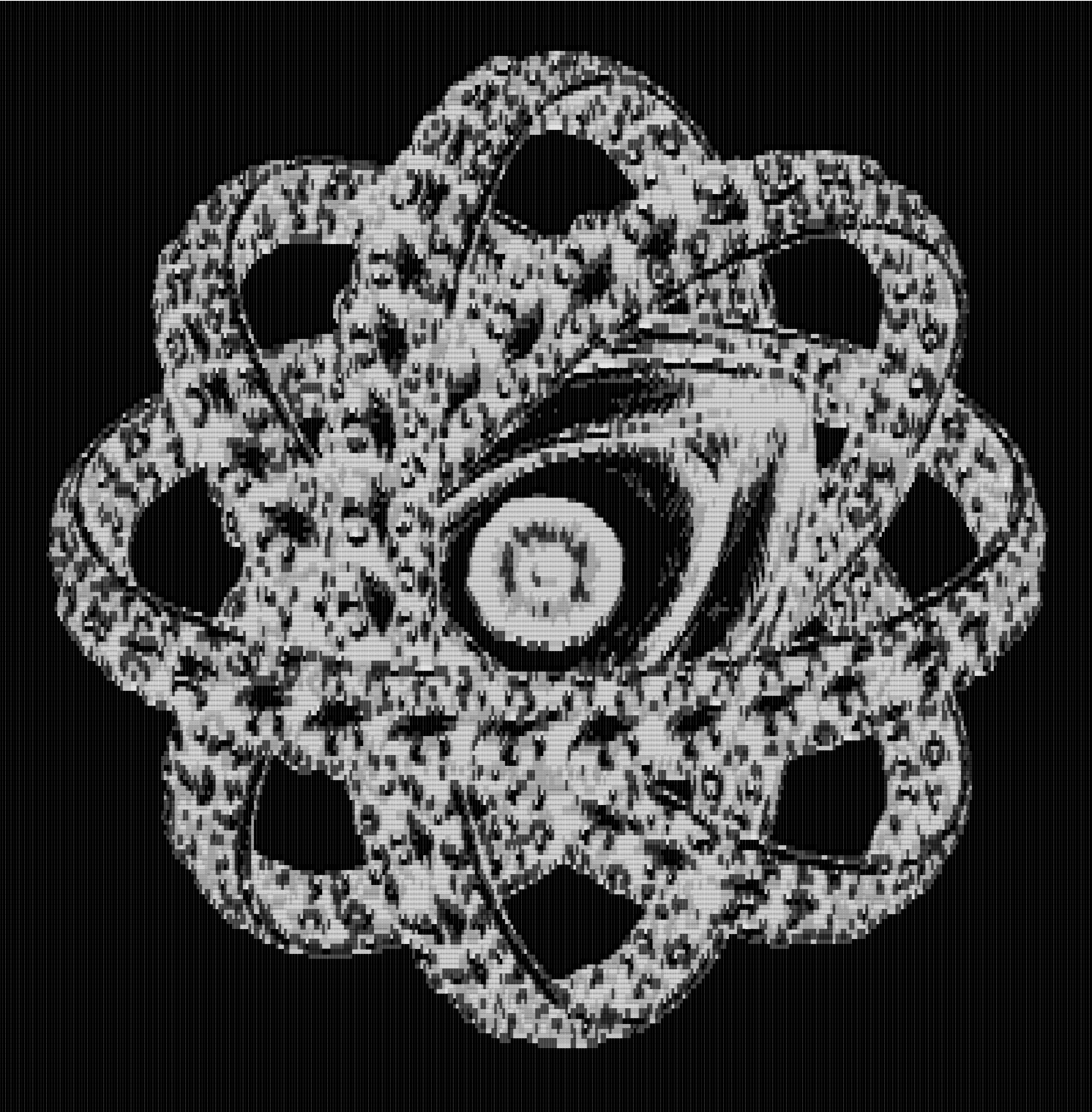 Ophanim-inspired mystical art
